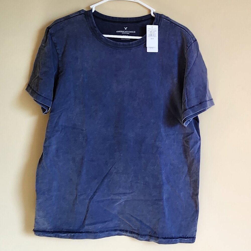 American Eagle Outfitters - Mens Blue T-Shirt New With Tags Size Medium - Picture 1 of 4